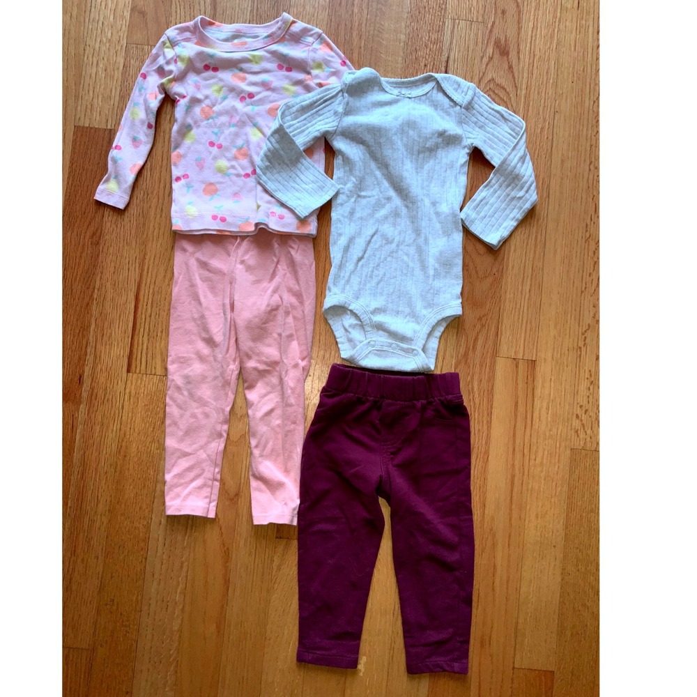 Baby Girls 18M Carter's OshKosh Garanimals Outfits Bundle Tops Bottoms Clothes - Picture 1 of 4